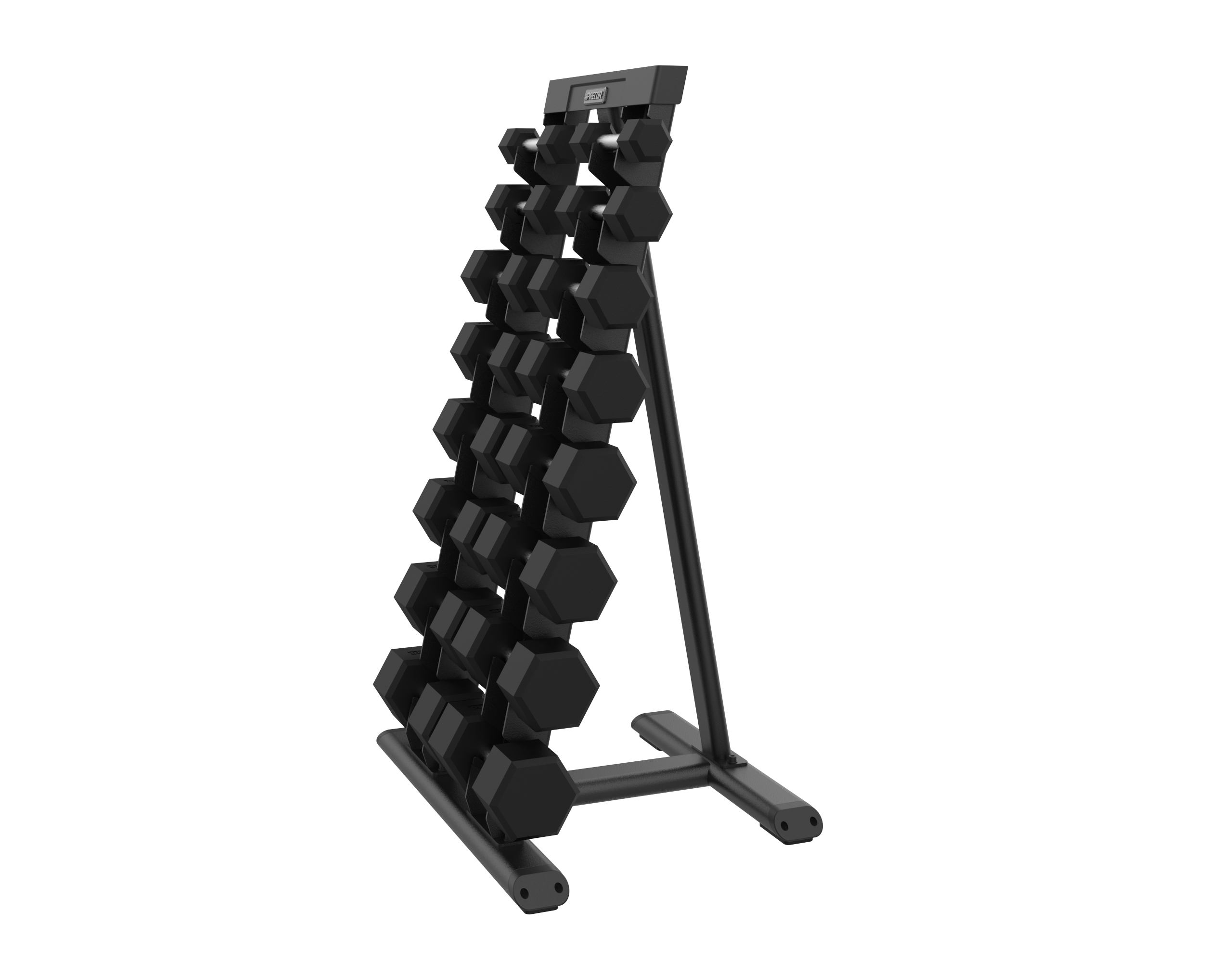 Precor Vitality Vertical Dumbbell Rack – 8 Pair